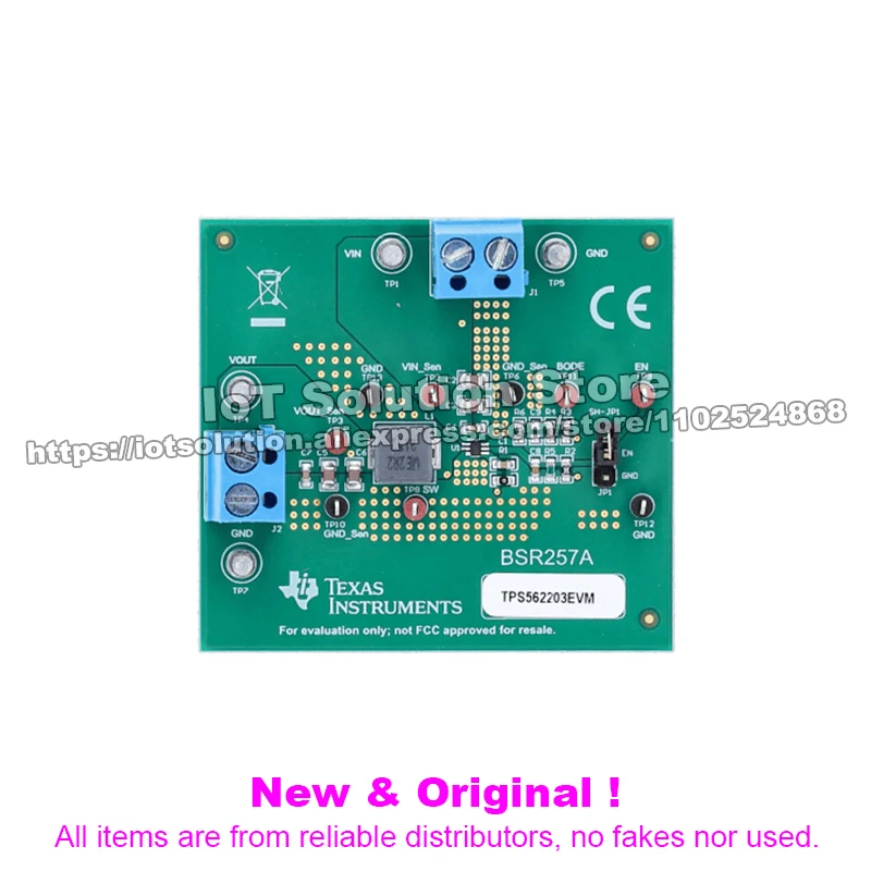 TPS562203EVM TPS562203 evaluation module for 2-A synchronous step-down converter in SOT-563 package
