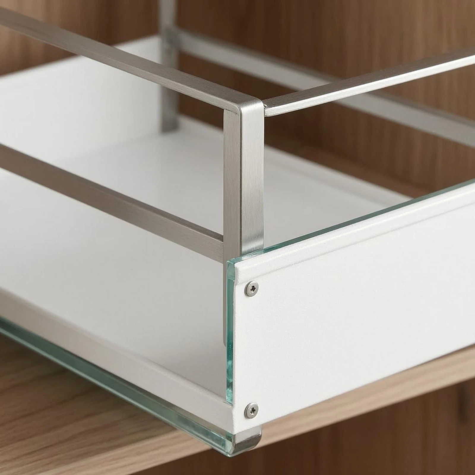 

Pull out Cabinet Organizer Metal Frame Cabinet Drawer Basket Pull-out Basket Rectangular Heavy Duty