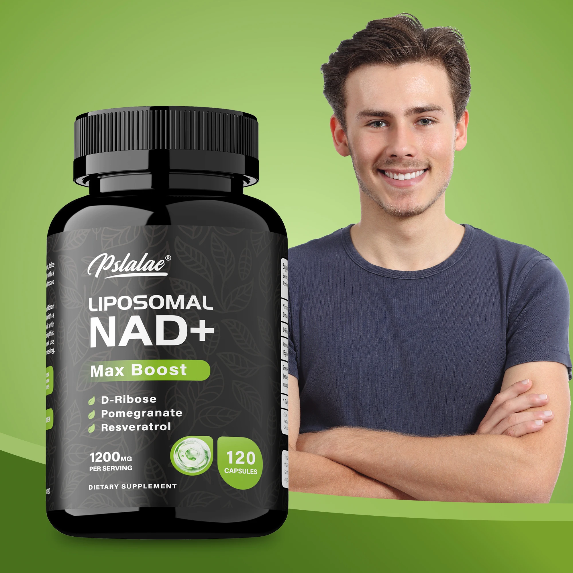 

Liposomal NAD+ Supplement - Anti Aging,Improve Skin Elasticity,Promotes Cell Repair & Health,Boosts Cellular Energy and Vitality