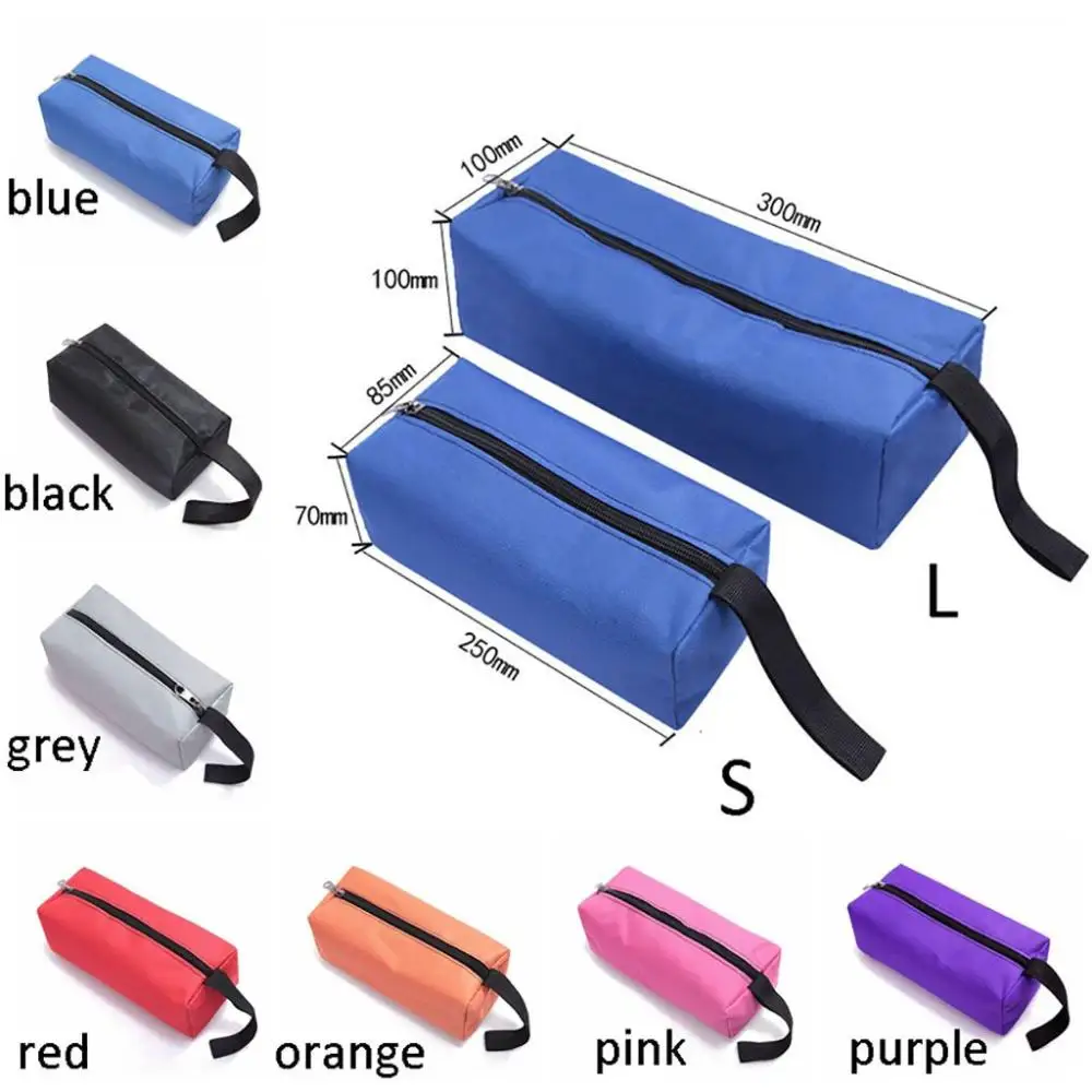 pcs Instrument Organizer Electrician Gift Thicken Oxford Cloth Tool Bag Canvas Zipper Pouch Tool Storage Holder Hand Tool Pouch