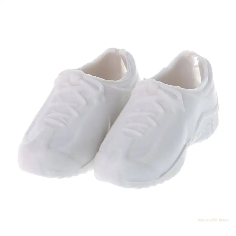 Y4UD 3Pair Miniature Shoes for Play House 12’’ Boy Dolls Role for Play Shoes DIY Blyth for Doll Toy Accessory Girl Part