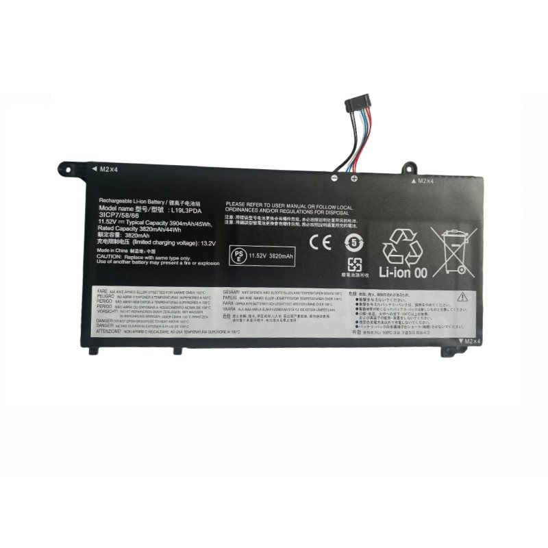 

Аккумулятор для ноутбуков L19L3PDA, L19C3PDA, L19D3PDA, L19M3PDA (замена K4E-ARE/ITL, SB10Z21196, SB10Z21208), 45 Вт·ч