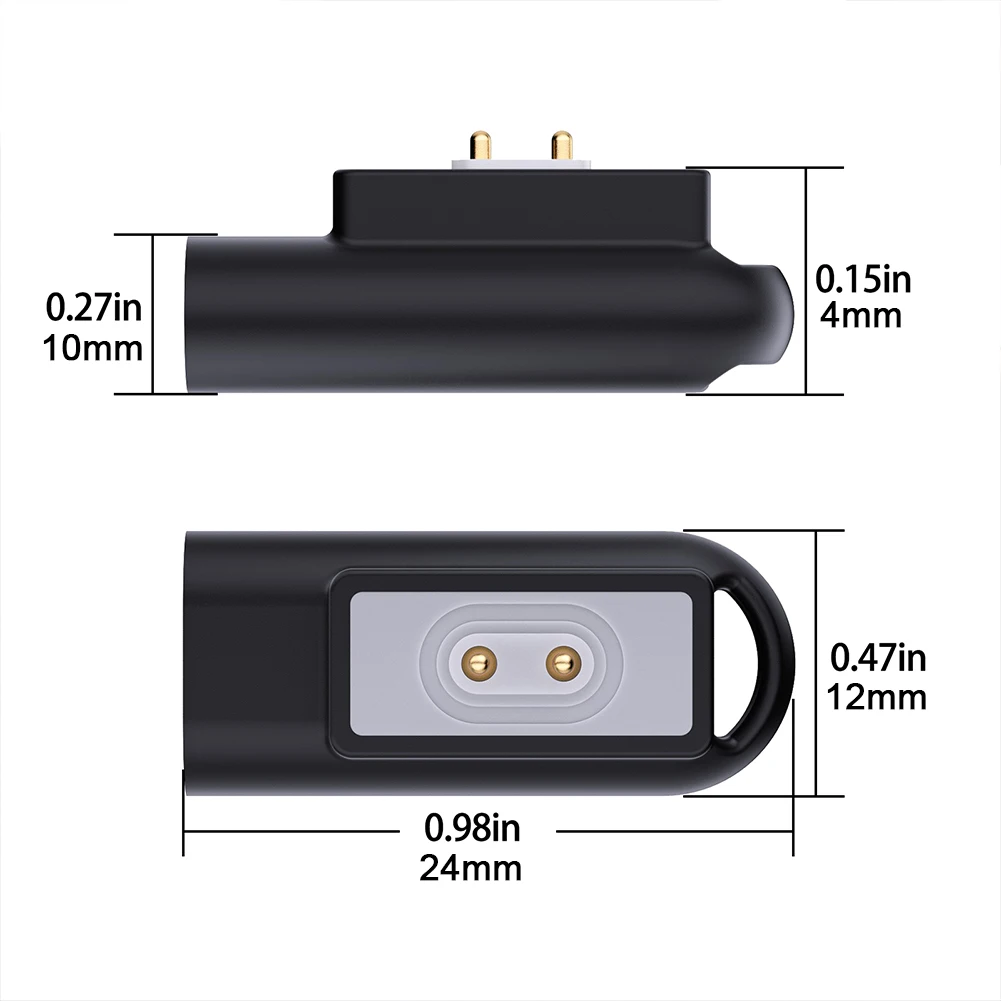 USB-C 90 Degree Magnetic Charging Adapter for Xiaomi Mi Band 8 Pro/8 for Redmi Watch 4 3 Smart Band 2 Watch Charger Connector