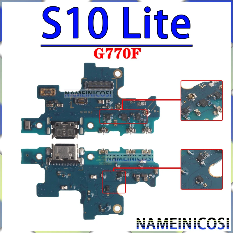 Usb Dock Charger Port for Samsung Galaxy G977 G981 G986  G988 G970 S10 Lite S20 Fe Plus Ultra G780 B N U V Charging Board Module