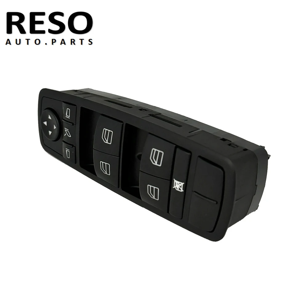 RESO   Car Front Left Master Power Window Switch Button For BENZ W164 GL320 GL350 GL450 ML320 ML350 ML450 R320 R350  A2518300290