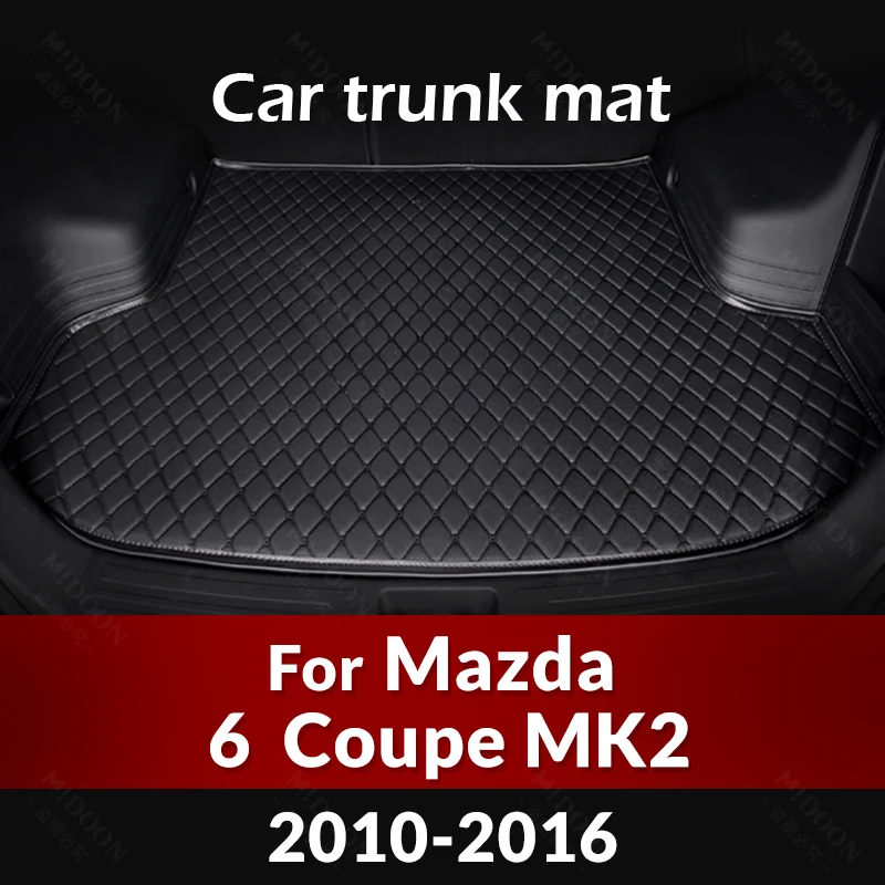 

Car Trunk Mat For Mazda 6 Coupe MK2 2010 2011 2012 2013 2014 2015 2016 Custom Car Accessories Auto Interior Decoration