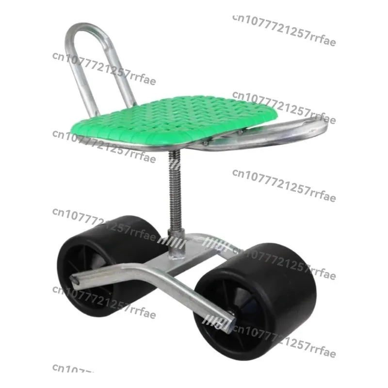

Agricultural small stool greenhouse special bench work artifact picking strawberry mobile rotating tool car agricultural work