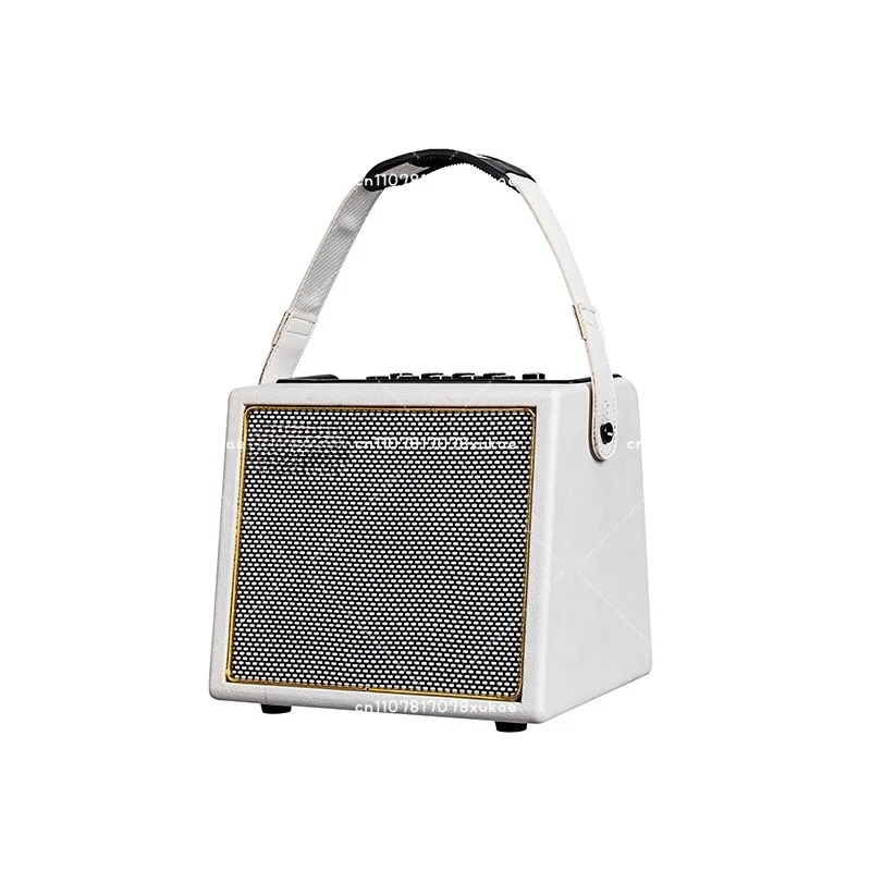 Compact Combo Rechargeable Bass Amp Coolmusic BP mini Acoustic Electric Guitar Amplifier Speaker Portable + Treble Reverb Chorus