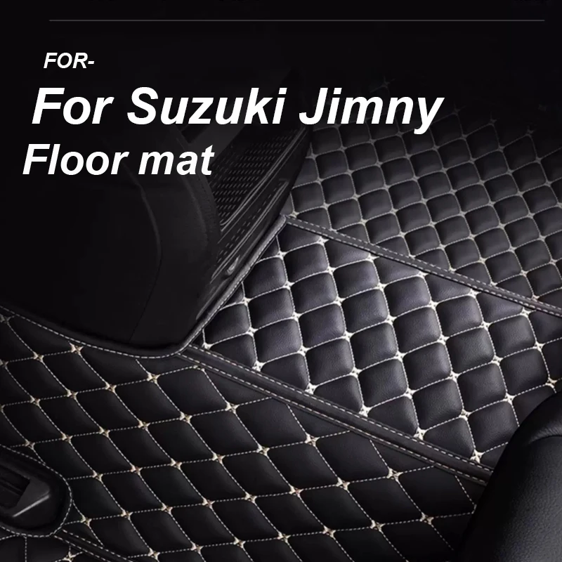 Tapete luxuoso para assoalho de carro, para suzuki jimny sierra jb64w jb74w 2019 2020 2021 2022, conjunto de tapetes automotivos, acessórios para carro