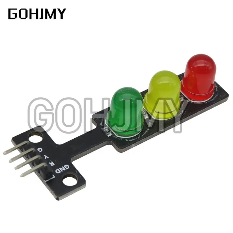 Mini 5V Traffic Light LED Display Module for Arduino Red Yellow Green 5mm LED RGB -Traffic Light for Traffic Light System Model