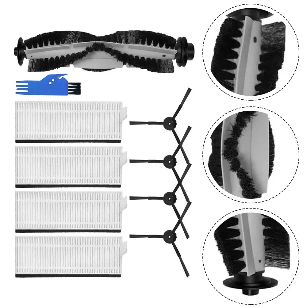 Główna szczotka boczna rolkowa do części zamiennych do odkurzacza robota Vactidy Nimble T6 Szczotka do czyszczenia Części do zamiatarek