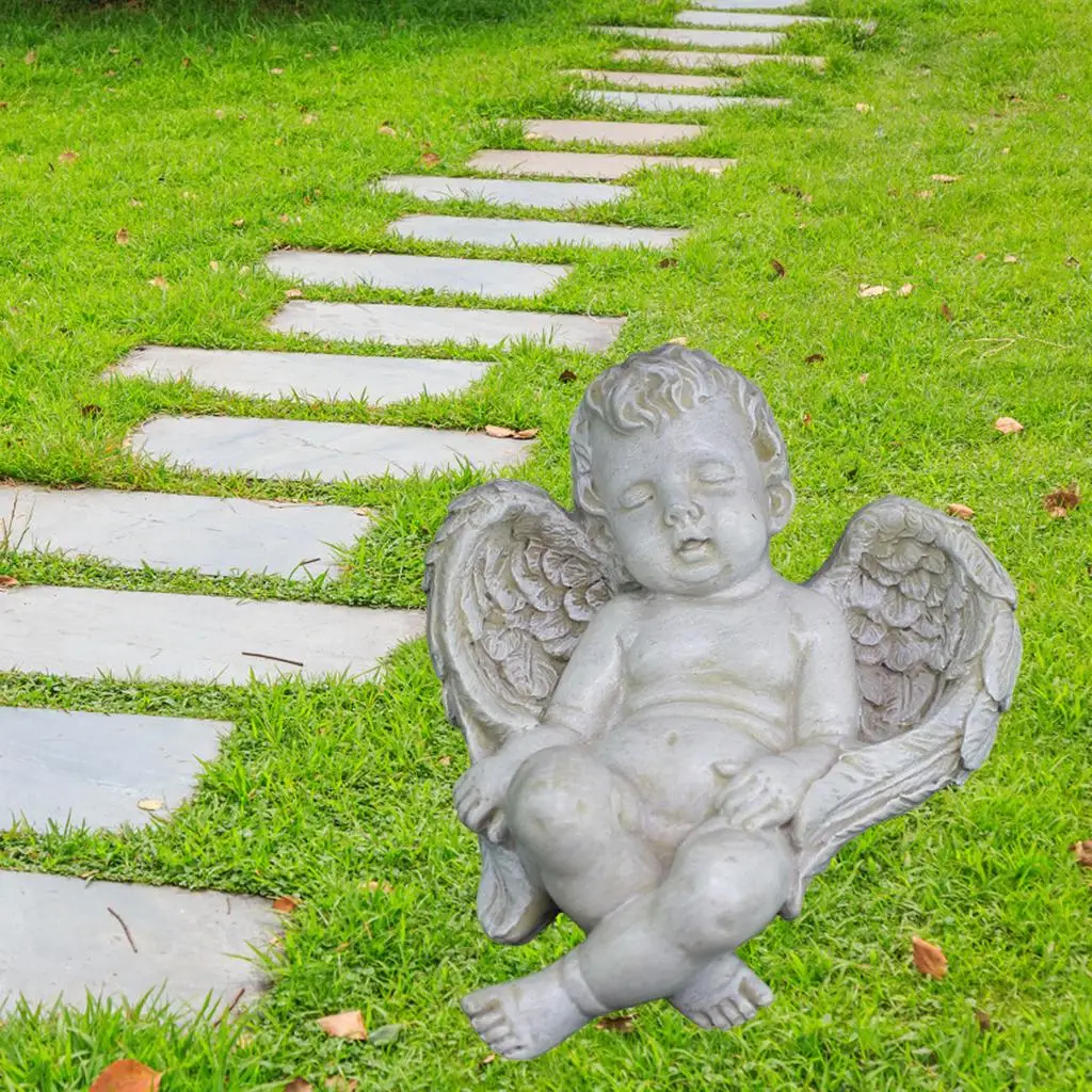 

Скандинавский Купидон, ангел, садовая статуя, мемориальная скульптура, украшение, коллекционные подарки