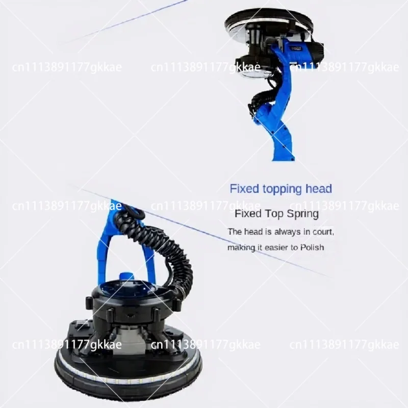 1380W Adjustable Speed Drywall Sander 220V Double LED Wall Putty Polishing Grinding Machine
