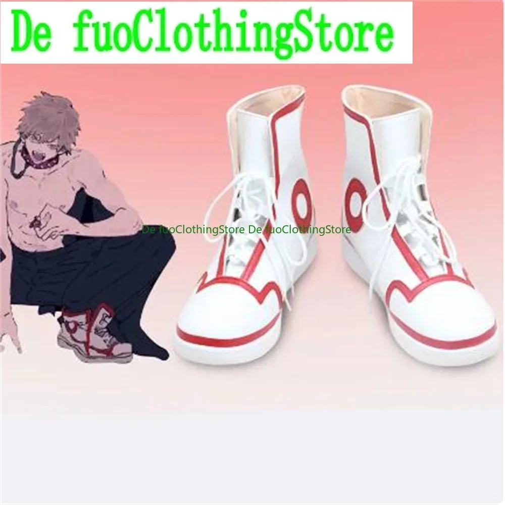 

Обувь для косплея Denji, вечерние туфли для косплея Denji, ботинки, игра в стиле аниме, Хэллоуин, Рождество, магазин обуви DefuClothing