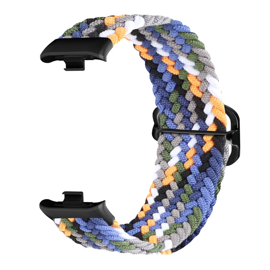 Nylon Braided Strap for Xiaomi Mi Band 8/9/10 Pro Bracelet Smart Watch Sports Comfortable Wristband for Redmi Watch 4 5 6 Band - view 6
