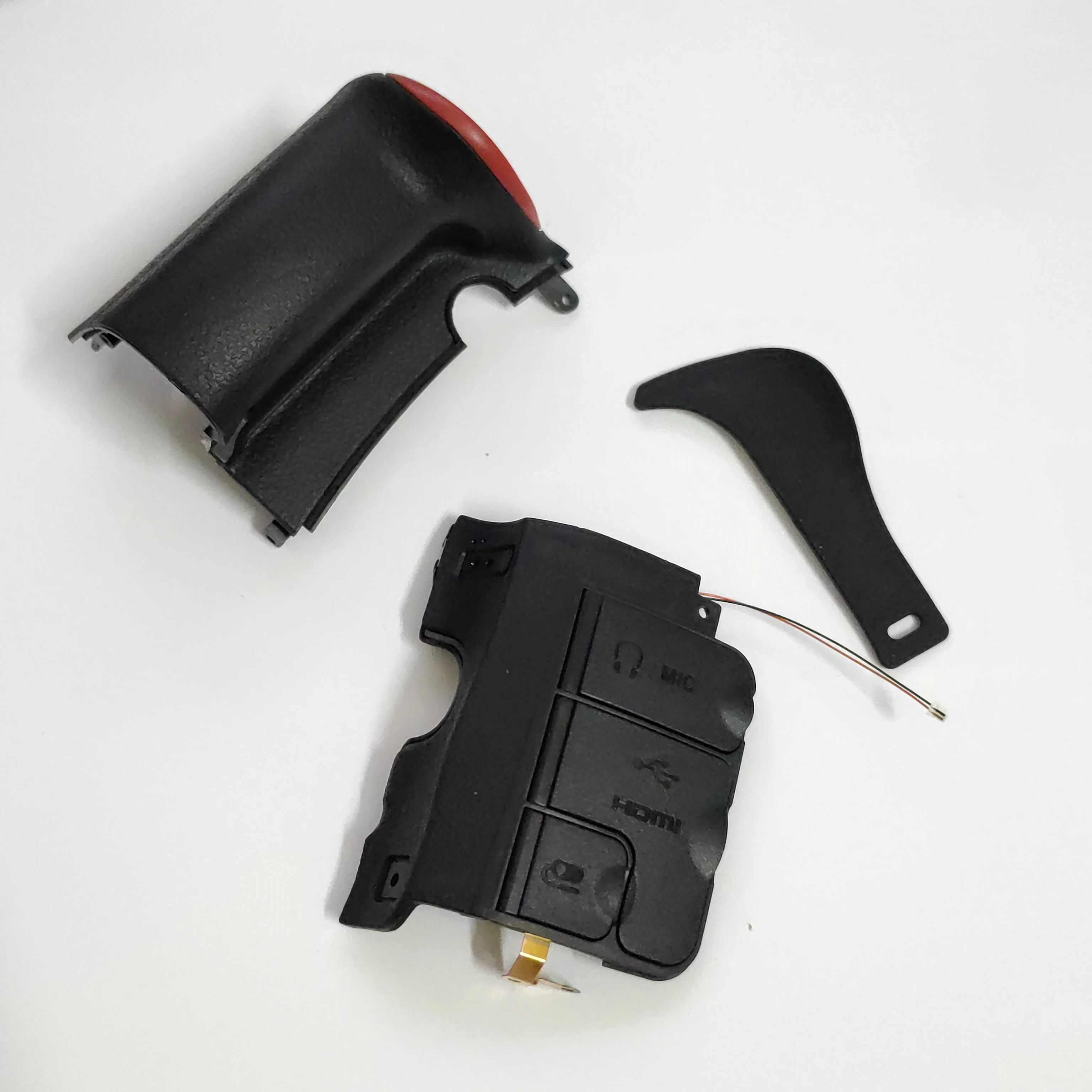 Original A Set of 3PCS For Nikon D600 D610 Camera Grip Body Bottom Rubber Cover Unit Hand Part +Tape