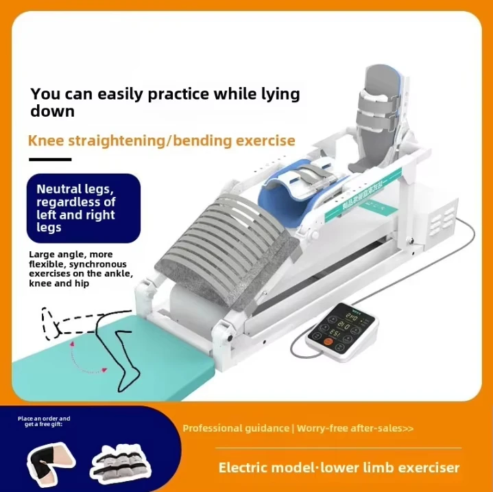 Home Fitness Equipment Electric Lower Limb Rehabilitation Device Knee Flexion Straightening Physical Therapy Machine for Legs