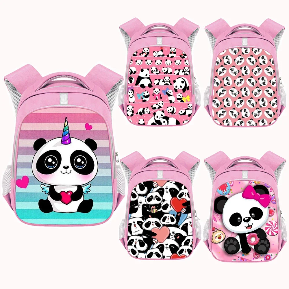 Kawaii Panda Backpack for Teenager Girls Children School Bags Women Rucksack Laptop School Backpack Kids Daypack Book Bag Gift