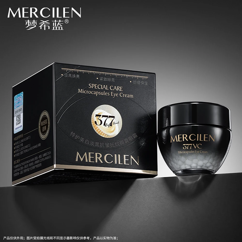 Unisex Microcapsule Improve Relaxation Eye Bags Dark Circles Eye Cream Empowering Firming Lifting Wrinkle Soothing Eye Care Crea