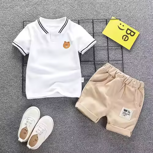Children Clothing mother Kids Clothes Children's Sets Boys T-shirt Shorts Summer Cotton Short sleeve fashion Suit2PCS - Image 10