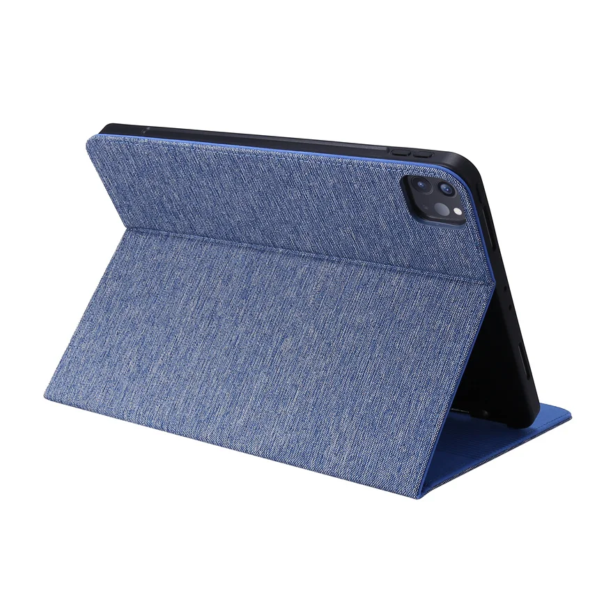 Capa de tecido para ipad pro 11 m4, com sono/despertar automático, à prova de choque, capa protetora para tablet para ipad pro 11 2024