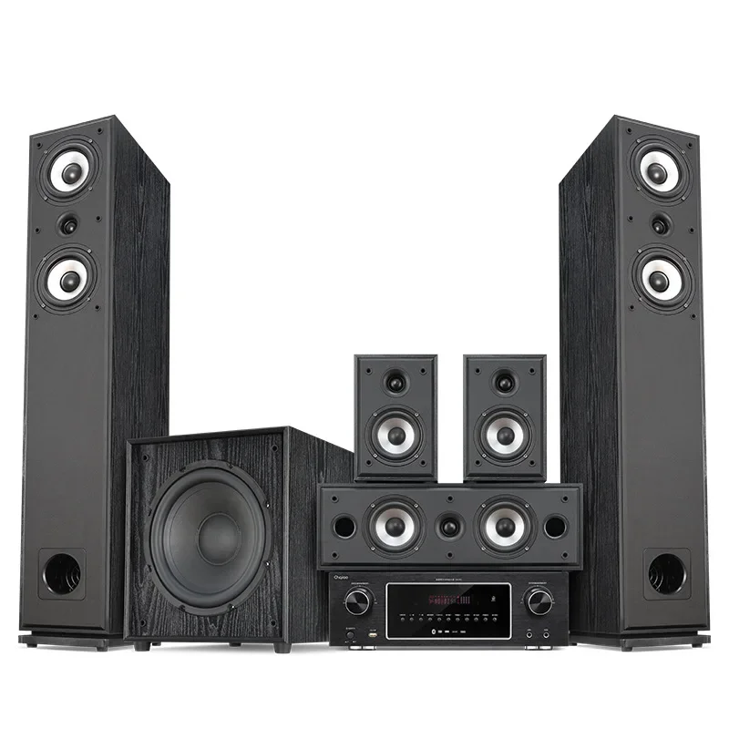 Speakers 51 floorstanding high-power column speakers, class d amplifier board, subwoofers Dolby surround sound home theaters