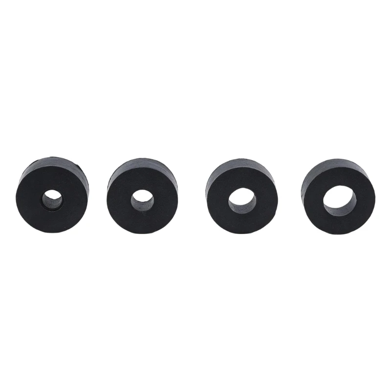 10 Piece Rubber Cushion Washer 25 mm Outer Diameter 10 mm Thick for Repair Work and Vibration Control Service Use