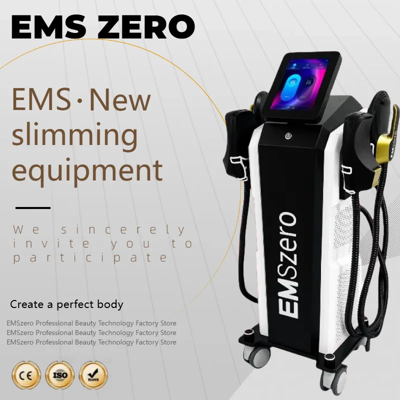 

Аппарат для коррекции фигуры RF 6500W EMSzero Sculpting EMS MYOslim: электромагнитная стимуляция мышц, уменьшение жира, подтяжка кожи, похудение