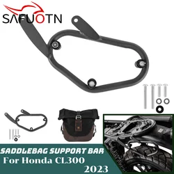 Soporte de alforja para motocicleta, alforja de montaje lateral para Honda CL 300, 500, 250, portaequipajes y barras, CL250, CL500, CL300