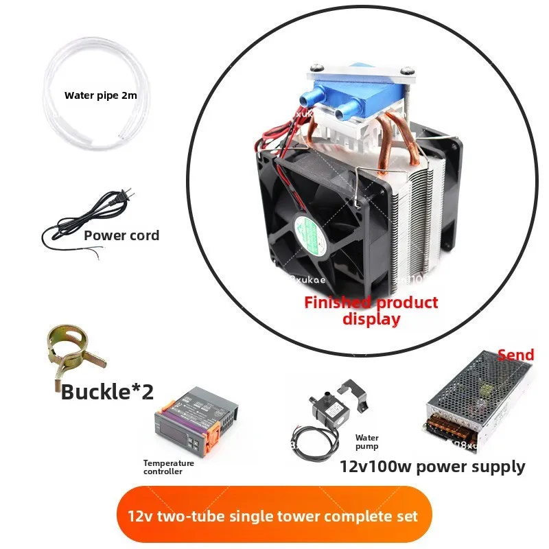 Enfriador de Acuario, Enfriador de Agua para Pecera, Enfriador de Tanque de Peces, Sensor Peltier, Ventilador de 12V, Enfriador de Agua Marina, Enfriador de Acuario