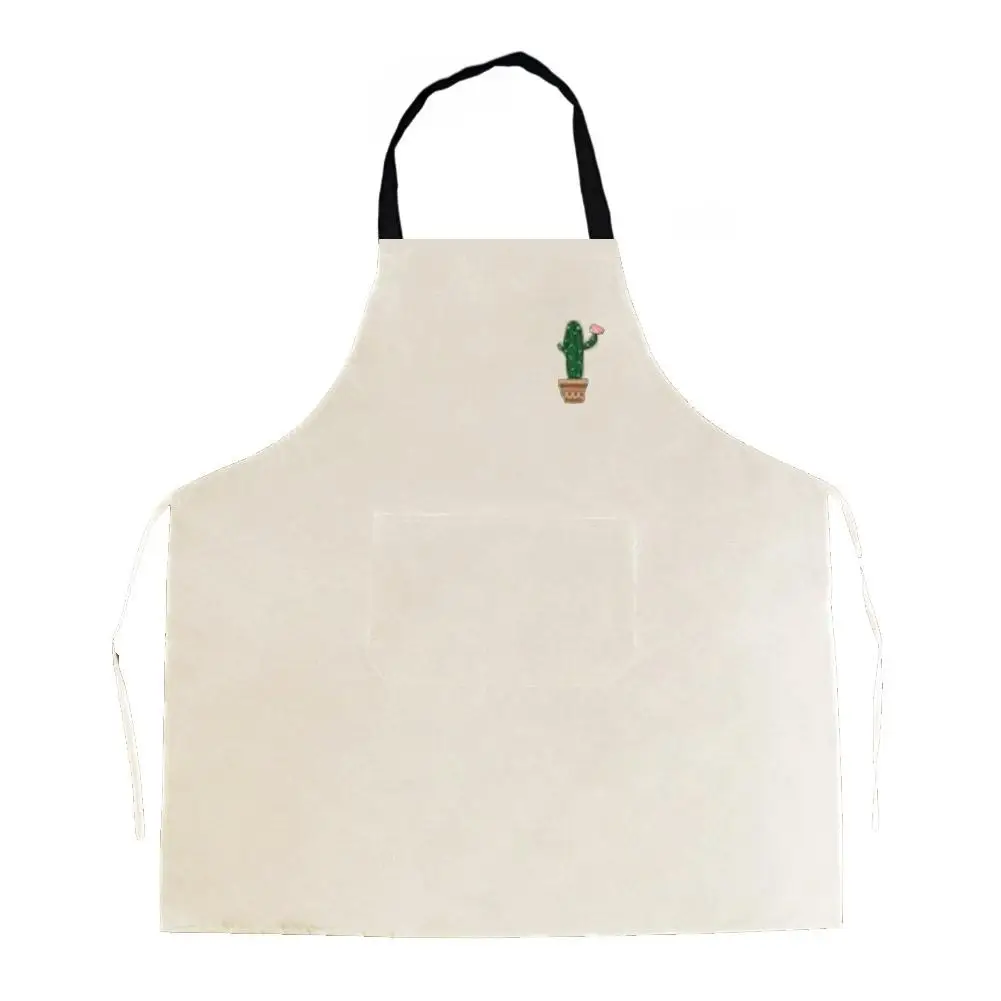 Waterproof Oilproof Apron Home Kitchen Apron With Large Pocket Fashion Abrasion Resistant Workwear For Women And Men M4P0