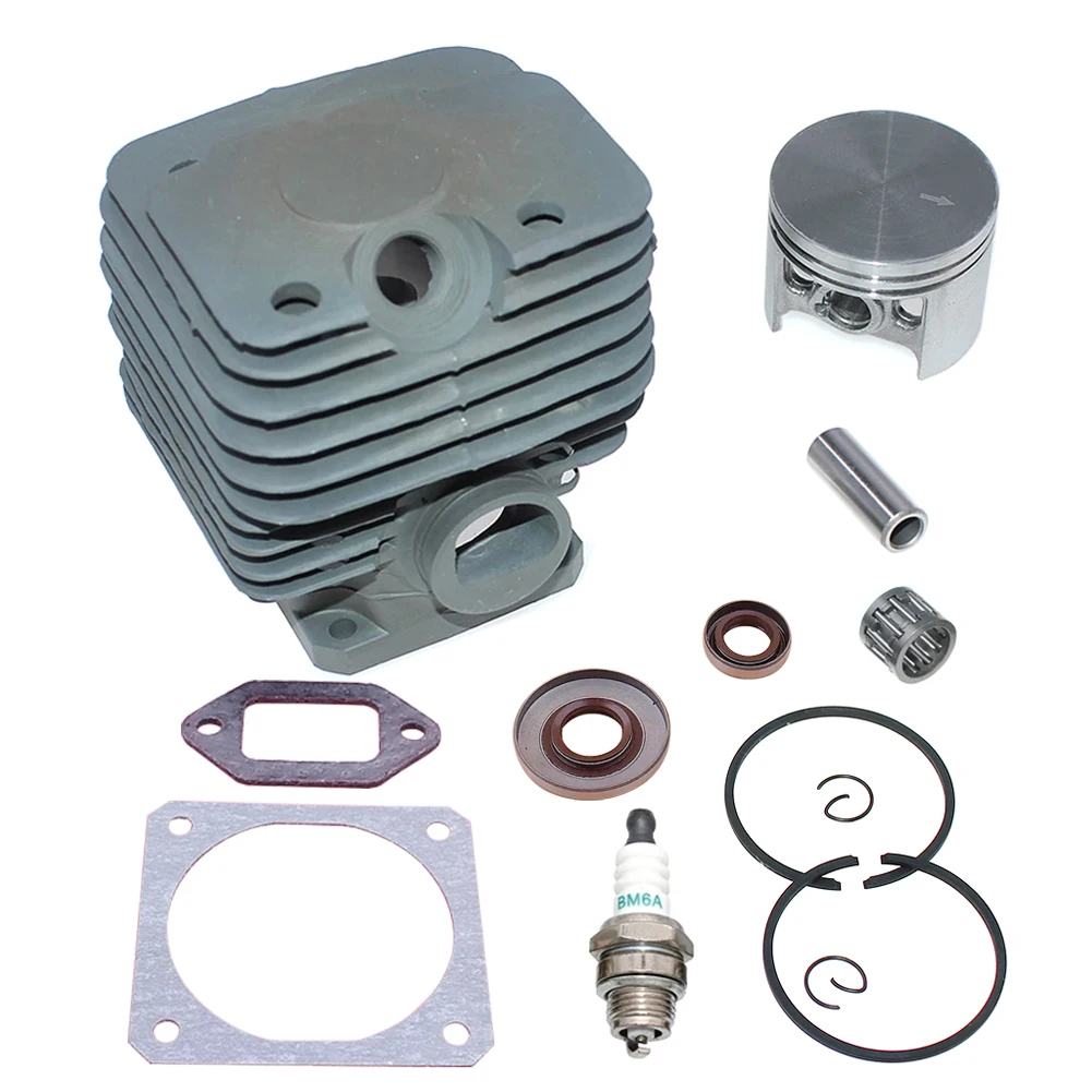 Cylinder Piston Kit 52mm Fits For Stihl Chainsaw 038 038AV 038M 038MW 038MR MS380 MS380N MS380Z  PN:1119 020 1201, 1119 020 1202