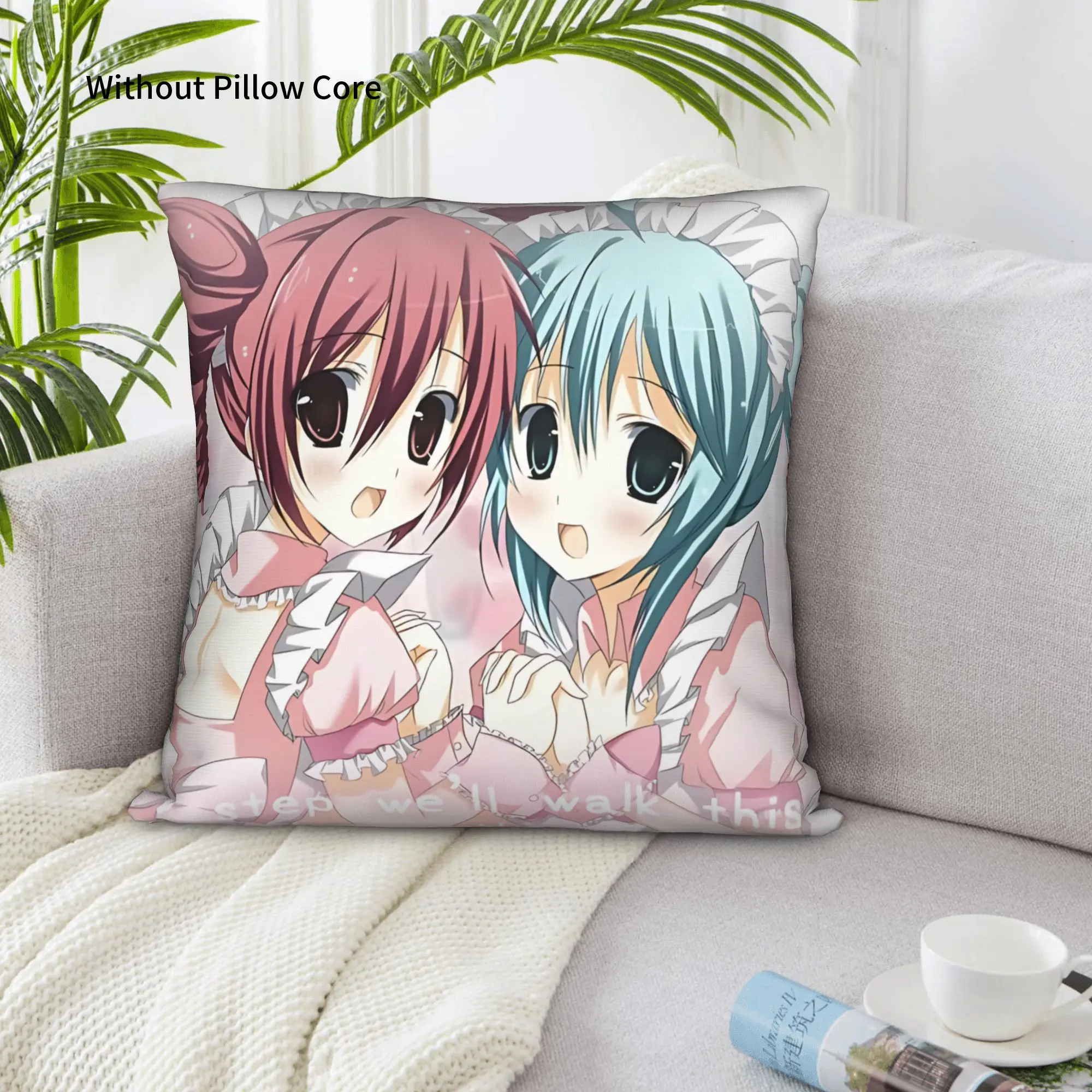 1PC Hatsune Miku Pillow Case Home Decor Items Double-Sided Printing  Sofa Cushion Bedroom Bedside Pillow