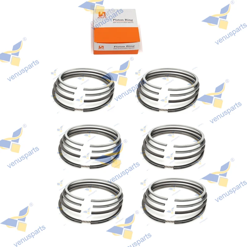 

6BG1 6BG1-4Ring Piston Ring For ISUZU Engine Forklift 6-Cylinder 105*3.3DK+2.5+2.5+4