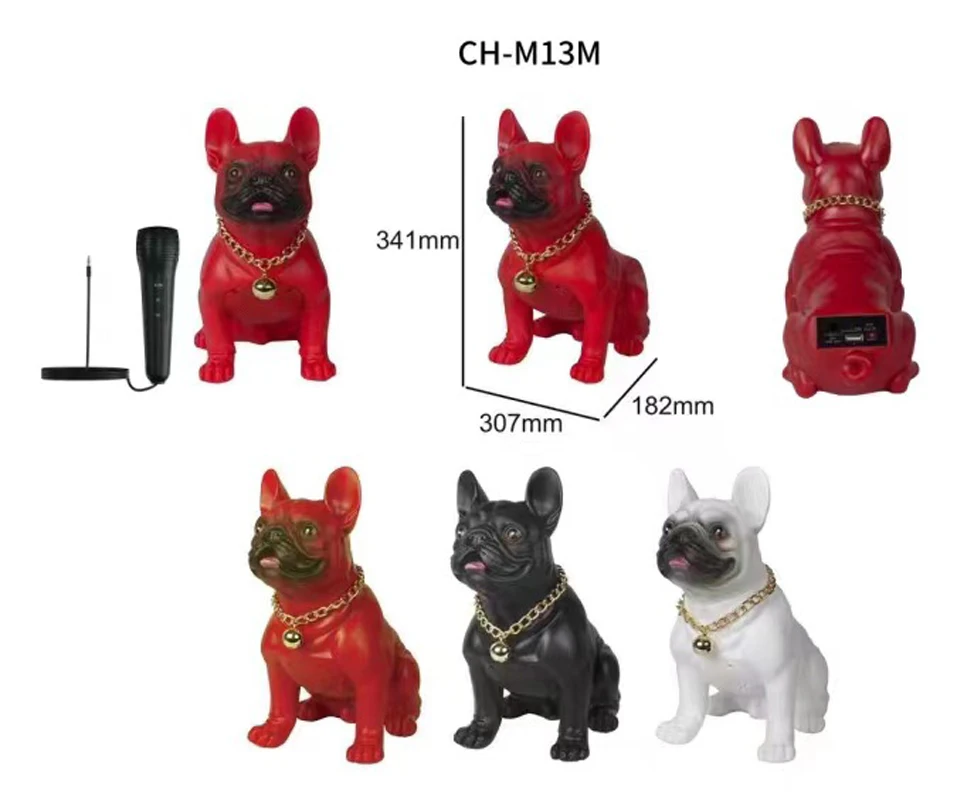 Портативный стерео Super Bass USB AUX Внешний Полный сабвуфер для собак m13 m15 bluetooth динамик bulldog с сабвуфером