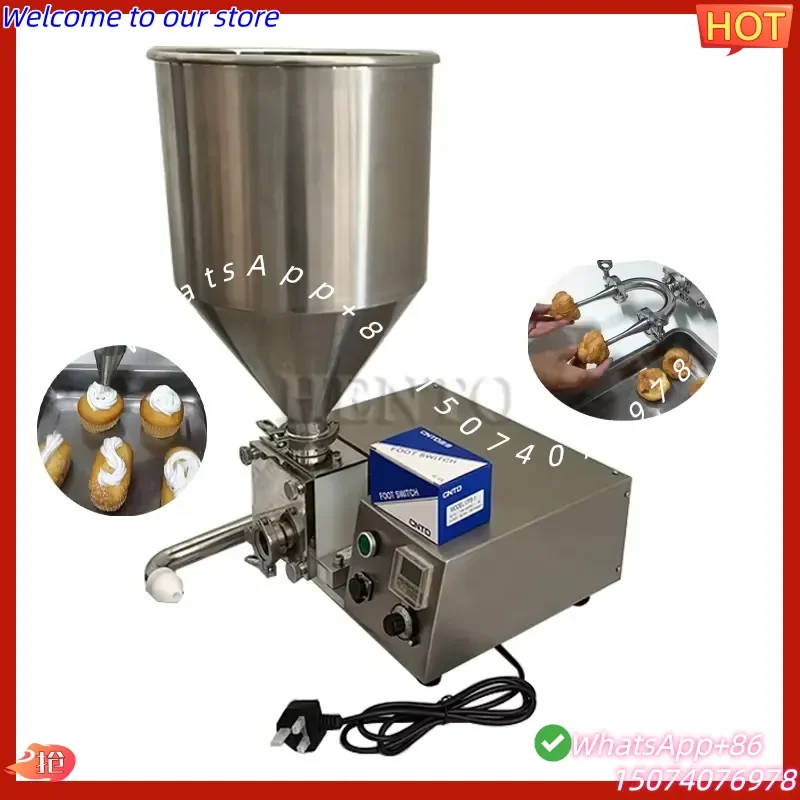 2026 High Efficiency Easy Operation Cake Cream Jam Filling Machine / Donut Injector / Cream Puff Filling Machine