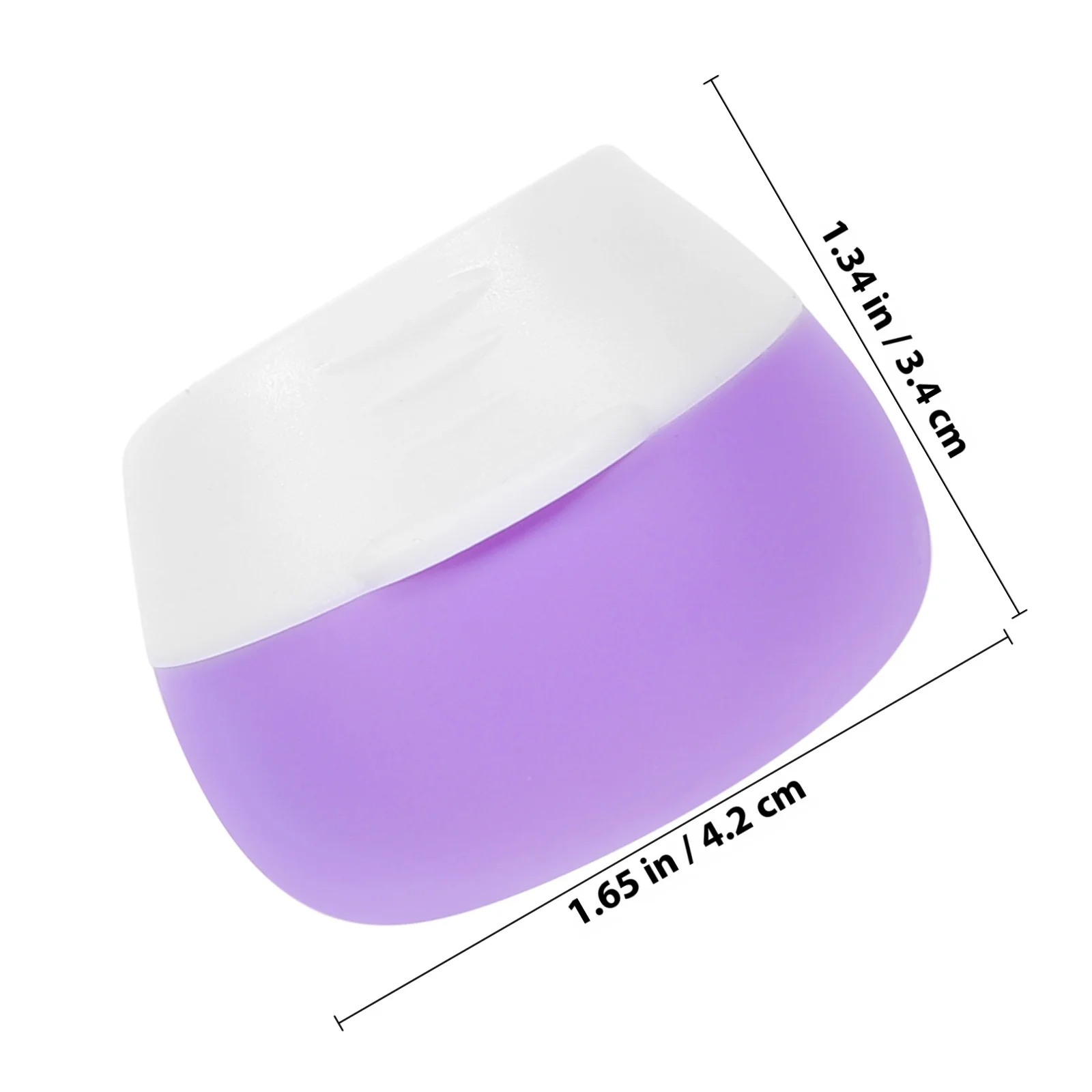 2 stuks siliconen monstercontainers kleine lege crèmepotten lekvrije mini-potten reislotioncontainers navulbaar