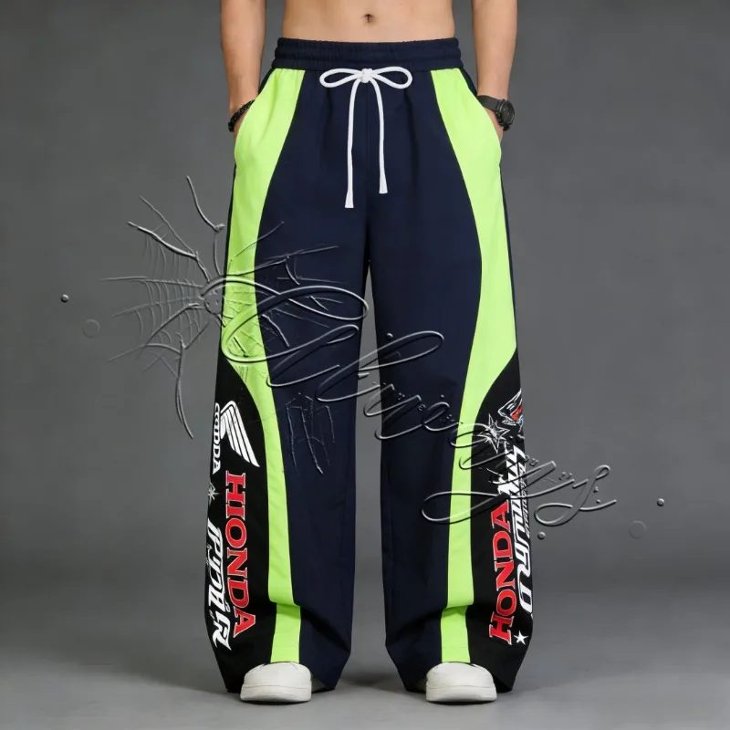 

2026New Design Motorcycle Pants Honda HRC Racing Enthusiasts Riding Sunscreen Breathable Pants Men's MOTO Off Road Special Pants