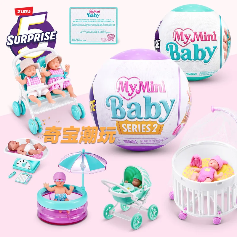 جديد Zuru كرة أطفال الجيل 1/2 كرة أطفال صغيرة Minibaby محاكاة سيليكون كرة أطفال صندوق أعمى دمية اللعب لعبة مهرجان هدية #1