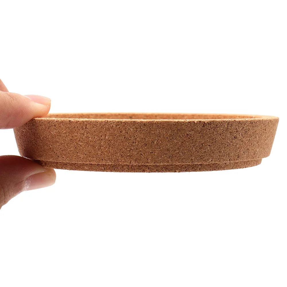 ABHI-Cork Coasters, 4 Inch Absorbent Heat Resistant Round Cork Coasters For Most Kind Of Mugs In Office Or Home