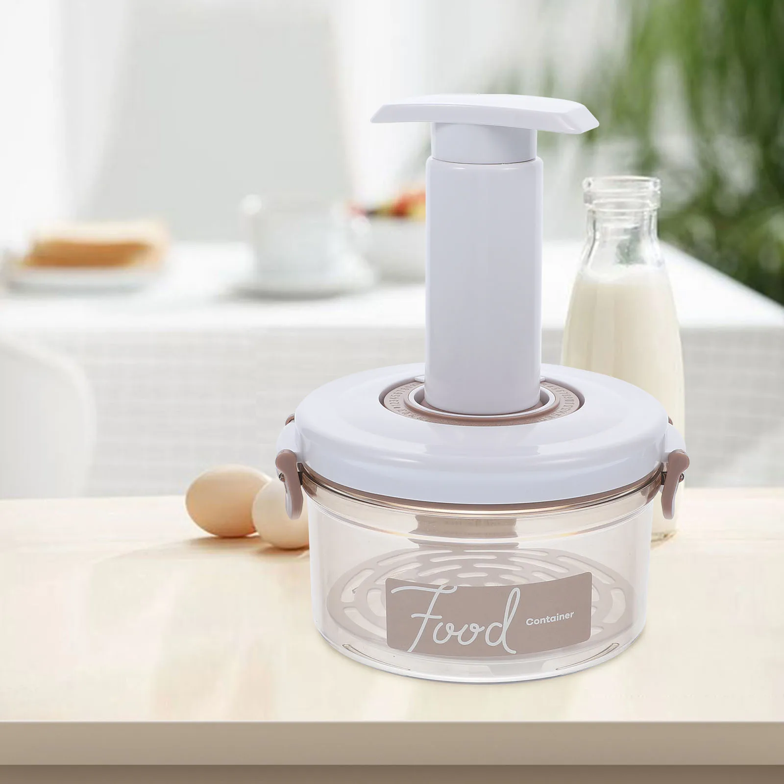 

1 set Vacuum Sealer Containers Food Storage Canister Box Sealers Small Kitchen Organization Plastic Storage