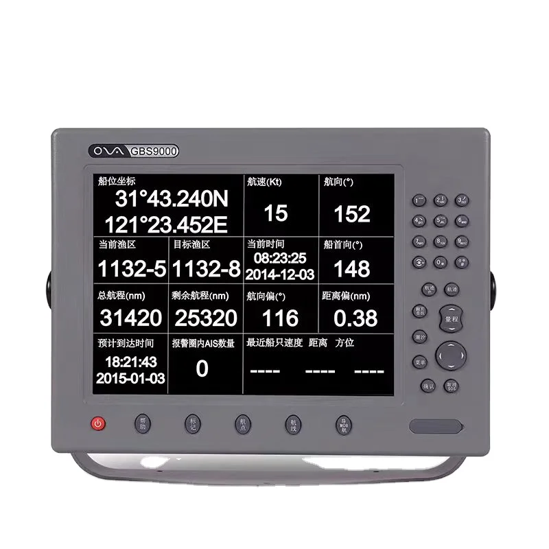 

10-дюймовая пластиковая морская GPS-навигационная карта, сертифицированные морские принадлежности с автоматическим позиционированием