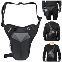Drop Leg Bag Crossbody Shoulder Purse Hard Shell Fanny Pack Tactical Motorcycle Waist Pack for Men Women Cycling Hiking Climbing