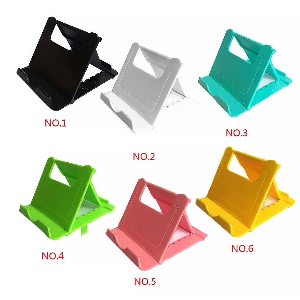 Phone Storage Rack Tablet Desk Stand Multi-angle Adjustable Stable Wear-resistant Plastic Bracket Dormitory Company