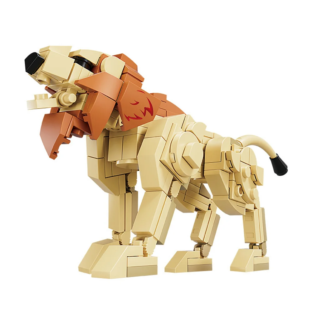 نموذج شخصيات الحيوانات مجموعات لبنات البناء للأطفال ، الثعلب ، الكنغر ، زرافة ، الحيوانات البرية ، ألعاب الأطفال ، الهدايا #6