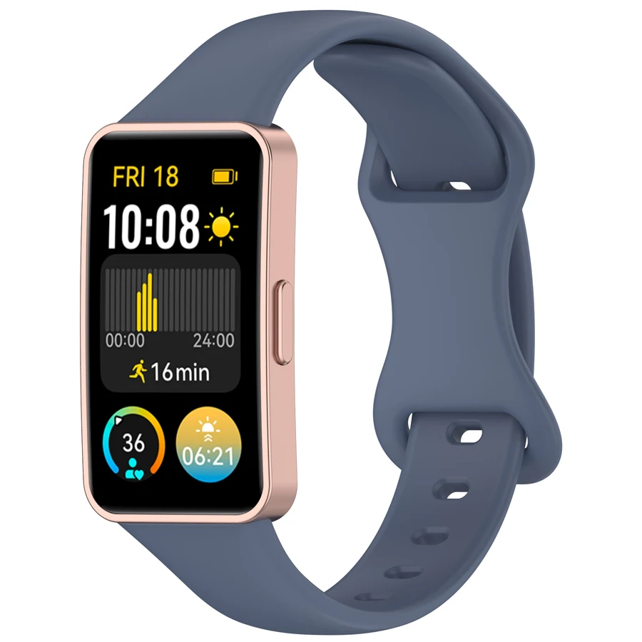 Zachte Siliconen Band Voor Huawei Band 10 9 8 Sport Ademende Horlogeband Vervanging Polsband voor Huawei Band 8 9 10 armband