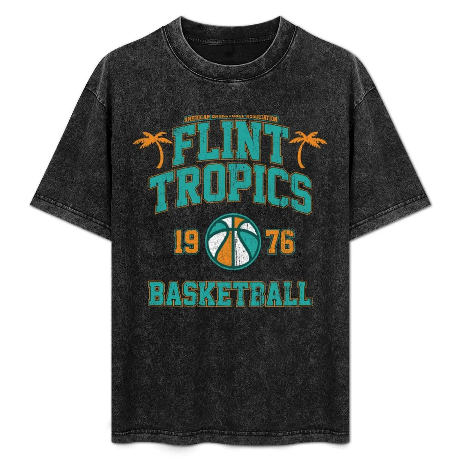 

Flint Tropics Basketball (Variant) T-Shirt Fashion Print Casual Short Sleeve