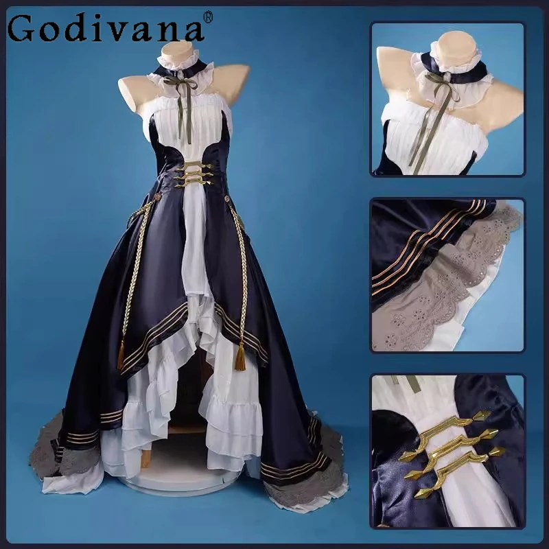 

39 Party Moon Dress Clothing Women Anime Stage Carnival Show Magnificent Dress Girl Cosplay Costume Dress Accessories Set