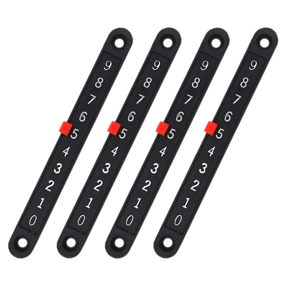 

4 Pcs Game Score Counters Foosball Scorer Billiard Board at Night Football Tables Indicator Plastic Scoreboard