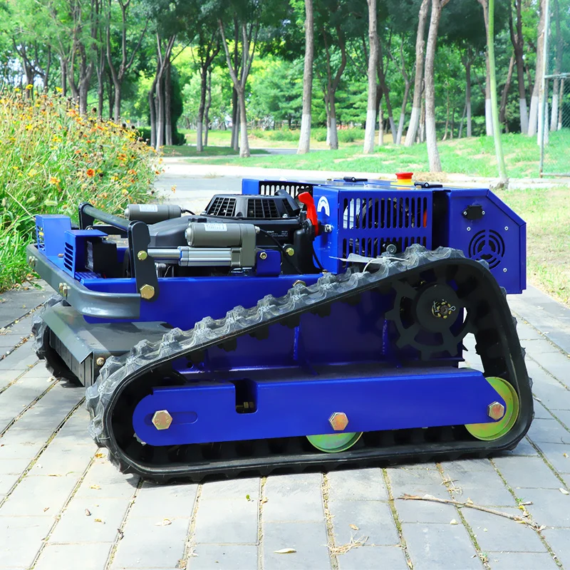 Customized Wireless Remote-controlled Tracked Lawn Mower Suitable for Golf Courses Have CE EPA - Image 4